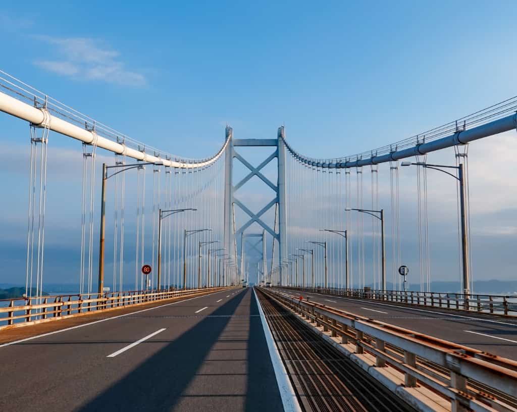 早朝の瀬戸大橋